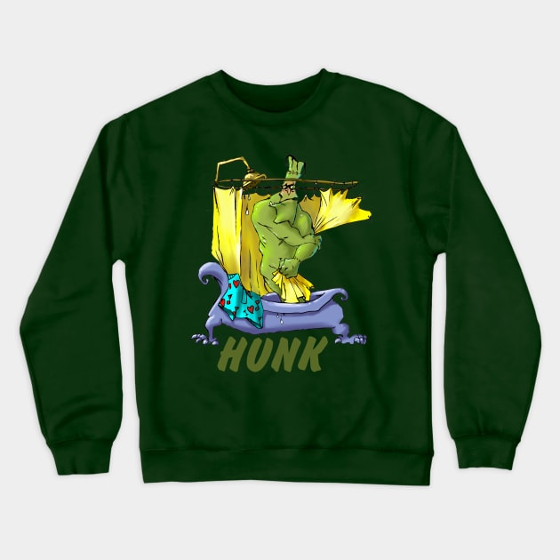 Hunk Crewneck Sweatshirt by Tony Morgan